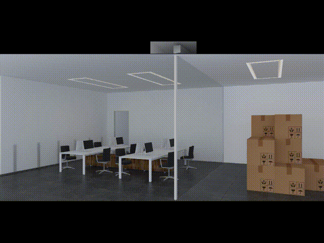 bach fire curtain low heat radiation Fire smoke curtain
